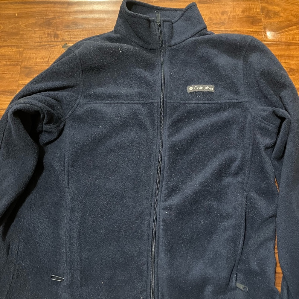 Columbia Men's Navy Fleece Jacket